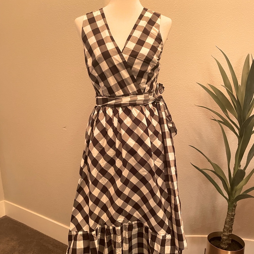 JCrew gingham dress